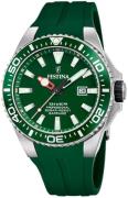 Festina Herrklocka F20664-2 The Original Diver Grön/Gummi Ø45.7 mm