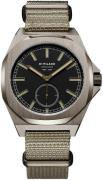 D1 Milano Herrklocka MTNJ02 Commando Svart/Textil Ø38 mm