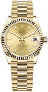 Rolex Damklocka 278278-0040 Datejust 31 Gulguldstonad/18 karat gult