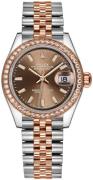 Rolex Damklocka 279381RBR-0017 Lady-Datejust 28 Brun/18 karat