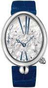 Breguet Damklocka 8967ST-51-986 Reine De Naples Vit/Läder Ø35.5 mm