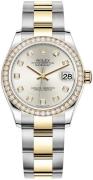 Rolex Damklocka 278383RBR-0019 Datejust 31 Silverfärgad/18 karat