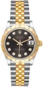 Rolex Damklocka 278343RBR-0022 Datejust 31 Grå/18 karat gult guld