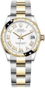 Rolex Damklocka 278343RBR-0001 Datejust 31 Vit/18 karat gult guld