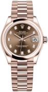 Rolex Damklocka 278245-0016 Datejust 31 Brun/18 karat roséguld Ø31