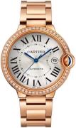 Cartier Herrklocka WJBB0057 Ballon Bleu De Silverfärgad/18 karat