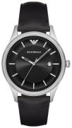 Emporio Armani Herrklocka AR11020 Dress Svart/Läder Ø43 mm