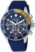 Nautica Herrklocka NAPWPC002 Blå/Gummi Ø44 mm