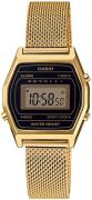 Casio LA690WEMY-1EF Retro LCD/Gulguldtonat stål