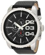 Diesel Chronograph Herrklocka DZ4208 Svart/Läder Ø52 mm