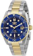 Invicta Pro Diver Damklocka 30481 Blå/Gulguldtonat stål Ø38 mm