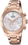 Festina 99999 Damklocka F20399-1 Vit/Roséguldstonat stål Ø39 mm