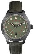 Nautica BFD 105 Herrklocka A11108G Grön/Läder Ø44 mm