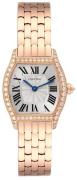 Cartier Tortue Damklocka WA501010 Silverfärgad/18 karat roséguld