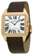 Cartier Santos Dumont Herrklocka W2006951 Beige/Läder 35x29 mm