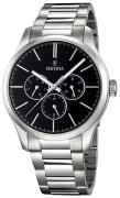 Festina Herrklocka F16810-2 Svart/Stål Ø44 mm