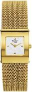 Tissot T-Gold Damklocka T73.3.321.31 Silverfärgad/18 karat gult guld