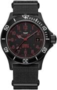 Glycine Combat GL0085 Svart/Textil Ø42 mm