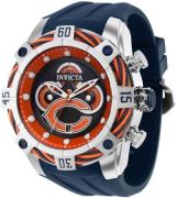 Invicta Nfl Herrklocka 35818 Blå/Gummi Ø52 mm