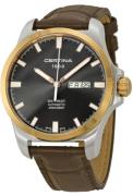 Certina DS First Herrklocka C014.407.26.081.00 Grå/Läder Ø40.33 mm