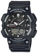 Casio Collection Herrklocka AEQ-110W-1AVEF Svart/Resinplast Ø46.6 mm