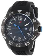 Tommy Hilfiger Cole Herrklocka 1790983 Svart/Gummi Ø46 mm