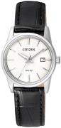 Citizen Dress Damklocka EU6000-06A Vit/Läder Ø27 mm