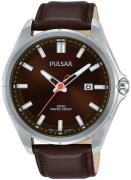 Pulsar 99999 Herrklocka PS9555X1 Brun/Läder Ø44 mm