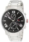 Tommy Hilfiger Alden Herrklocka 1791307 Svart/Stål Ø44 mm