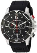 Wenger Seaforce Herrklocka 01.0643.108 Svart/Gummi Ø43 mm