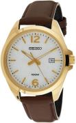 Seiko Discover More Herrklocka SUR216P1 Vit/Läder Ø42 mm