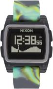 Nixon The Base Tide Herrklocka A1104-3177-00 LCD/Gummi