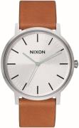 Nixon 99999 Herrklocka A1058-2853-00 Silverfärgad/Läder Ø40 mm