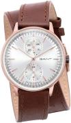 Gant 99999 Damklocka GTAD09000799I Silverfärgad/Läder Ø36 mm