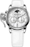 Graham Chronofighter Herrklocka 2CXBS.S06A Vit/Läder Ø36 mm