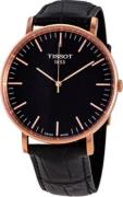 Tissot T-Classic Herrklocka T109.610.36.051.00 Svart/Läder Ø42 mm