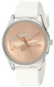 Lacoste Victoria Damklocka 2000969 Roséguldstonad/Gummi Ø38 mm