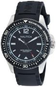 Nautica Herrklocka NAPMAU001 Dress Svart/Gummi Ø44 mm