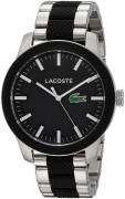 Lacoste Herrklocka 2010890 Svart/Gummi Ø43 mm