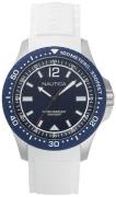 Nautica Herrklocka NAPMAU004 Dress Blå/Gummi Ø44 mm