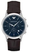 Emporio Armani Herrklocka AR2494 Dress Blå/Läder Ø43 mm