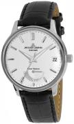 Jacques Lemans Herrklocka N-222A Retro Classic Vit/Läder Ø44 mm