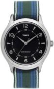 Timex Damklocka TW2T97200LG Svart/Textil Ø35 mm