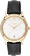 Tissot Herrklocka T924.410.16.031.00 T-Gold Silverfärgad/Läder Ø40