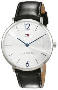 Tommy Hilfiger Herrklocka 1710351 Ultra Slim Silverfärgad/Läder