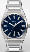 Fossil Herrklocka FS5822 Everett 3 Blå/Stål Ø42 mm