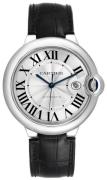 Cartier Herrklocka W69016Z4 Ballon Blue Silverfärgad/Läder Ø42.1 mm