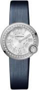 Cartier Damklocka W4BL0002 Ballon Blanc De Silverfärgad/Satin Ø26 mm