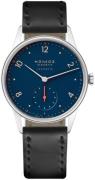 Nomos Glashütte Herrklocka N-1205 Minimatik Blå/Läder Ø35.5 mm