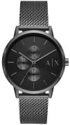 Armani Exchange Herrklocka AX7129SET Cayde Svart/Stål Ø42 mm